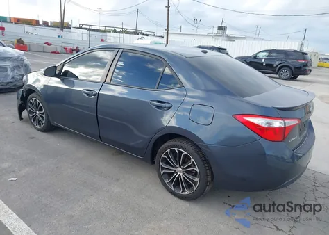 2015 Toyota Corolla S Plus z USA, uszkodzony, nr VIN 5YFBURHE2FP231322